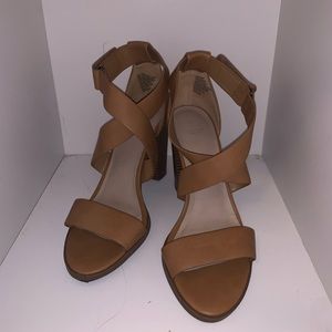 Open Toed Nude Heels